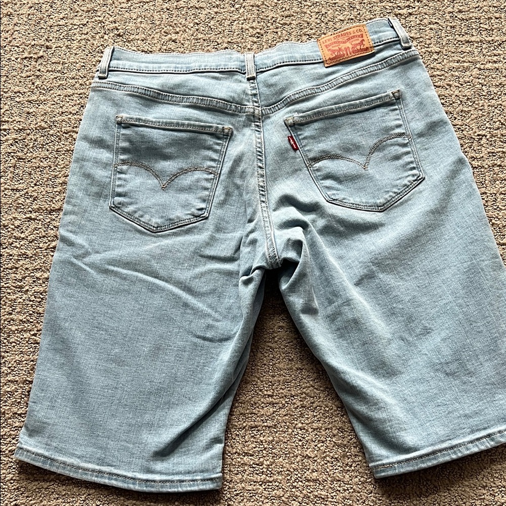 Levi's Women’s Light Blue Jean Shorts 11.5 inseam